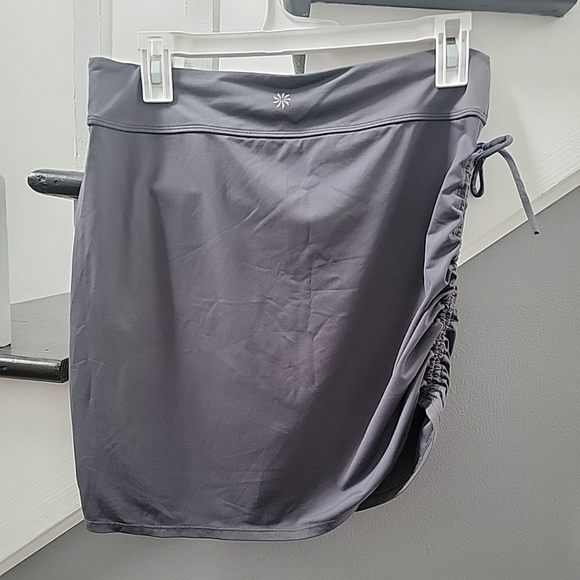 Athleta Grey Skirt Size Women’s Small Cinch Side Golf Outdoors Pickleball - Picture 2 of 4